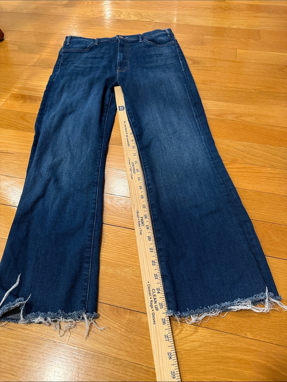 Mother The hustler ankle fray jeans size 32. - Picture 7 of 12